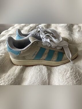 adidas White & Light Gray Low-Top Sneakers